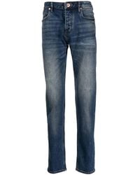 Emporio Armani - Mid-Rise Straight-Leg Jeans - Lyst