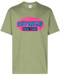 Supreme - New York Cotton T-Shirt - Lyst