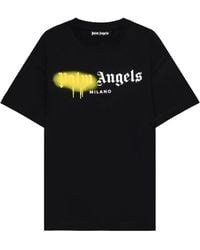 Palm Angels - Spray City Milan Dripping Logo T-Shirt - Lyst