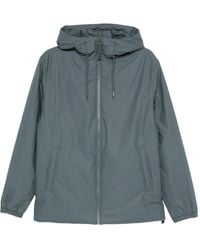 Rains - Hooded Zip-Front Rain Jacket - Lyst