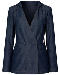 Twinset - Chambray Blazer - Lyst