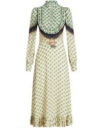 Etro - Midi-jurk Met Geometrische Print - Lyst