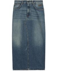 MSGM - Classic Five-Pocket Mini Skirt With Concealed Fly - Lyst