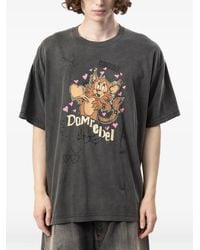 DOMREBEL - T-Shirt Boom En Coton À Imprimé Graphique - Lyst