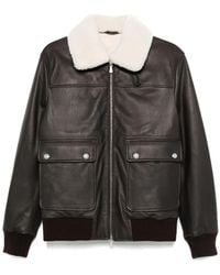 Eleventy - Bomberjacke aus Shearling - Lyst
