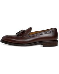 Hackett - Mayfair Crust Tassel Leather Loafers - Lyst