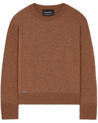 Alanui - Pull En Cachemire Mélangé À Bords Nervurés - Lyst