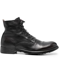 Officine Creative - Lace-Up Calf Leather Boots - Lyst