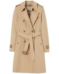 Burberry - The Kensington Mid-length Trench Coat - Lyst