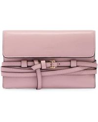 Moschino - Buckled-Detail Leather Wallet - Lyst