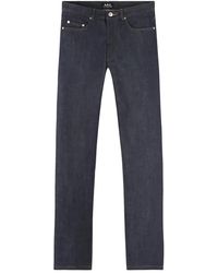 A.P.C. - Denim Jack Met Vijf Zakken - Lyst