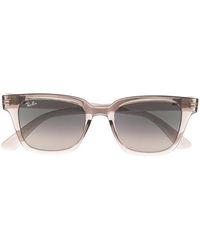 Ray-Ban - Transparent Square-Frame Sunglasses - Lyst