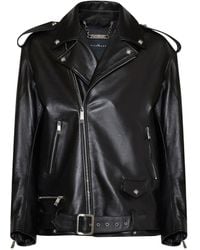 John Richmond - Studded Leather Jacket - Lyst