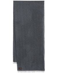 Canali - Sciarpa Con Motivo Spigato - Lyst