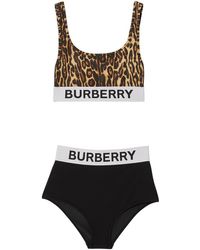 burberry swimsuit gold