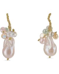 Mela - Crystal-Embellished Drop Earrings - Lyst