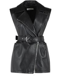 Sportmax - Belted Sleeveless Jacket - Lyst