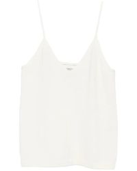 Bompard - Top Con Scollo A V - Lyst
