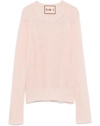 Plan C - Pullover mit Rundhalsausschnitt - Lyst