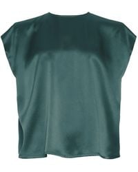 Eres - Blouse En Soie À Mancherons - Lyst