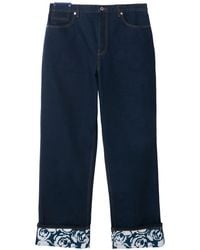 Burberry - Classic Cotton Jeans For Ss24 - Lyst