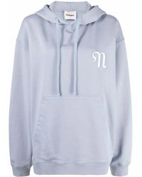 Nanushka - Logo-Embroidered Oversize Hoodie - Lyst