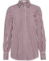 Brunello Cucinelli - Chemise À Rayures - Lyst