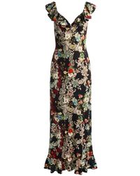 Alice + Olivia - Gemma Maxi Dress - Lyst