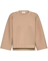 Weekend by Maxmara - Raglan-Sleeve Side-Slit Sweater - Lyst