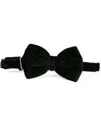 Giorgio Armani - Velvet-Effect Bow Tie - Lyst