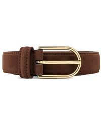 Anderson's - Suede Buckle Belt - Lyst