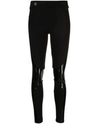 Philipp Plein - Panelled Mid-Rise Leggings - Lyst