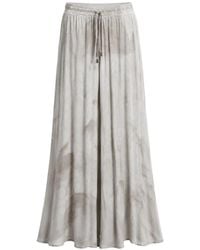 LA HAINE INSIDE US - Tie-Dye Drawstring Palazzo Pants - Lyst