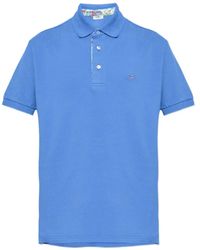 Etro - Pegaso-Motif Cotton Polo Shirt - Lyst