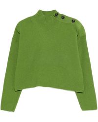Iceberg - Button Turtleneck Sweater - Lyst