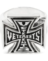 Vetements - Siegelring Mit Kreuz - Lyst