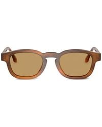 Giorgio Armani - Round Frame Sunglasses - Lyst