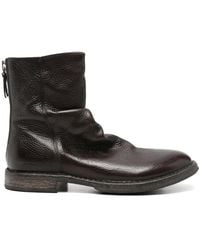Moma - Leather Ankle Boots - Lyst