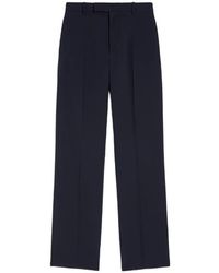 Jil Sander - Wool Poplin Trousers - Lyst