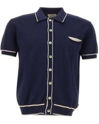 Bob - Brett Contrast-Trim Shirt - Lyst