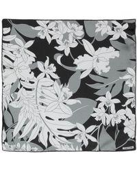 Tom Ford - Seidenschal mit Blumen-Print - Lyst