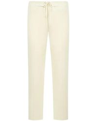 AURALEE - Drawstring-Detail Wool Trousers - Lyst