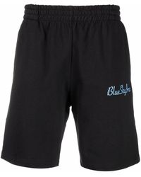 BLUE SKY INN - Washed-print Elasticated Shorts - Lyst