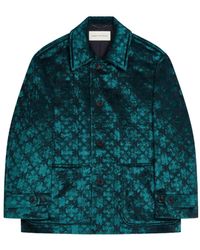 Dries Van Noten - Jacquard Single-Breasted Blazer - Lyst