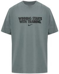 Nike - Slogan-Print Short-Sleeves T-Shirt - Lyst