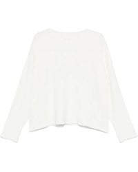 Juvia - Cotton-Blend Sweater - Lyst
