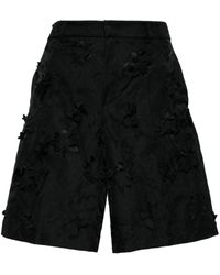 JNBY - Pantalones cortos con aplique floral - Lyst