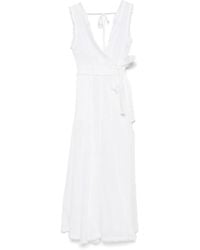 P.A.R.O.S.H. - Fringe-Detailed Midi Dress - Lyst