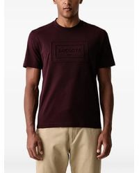 Lacoste - Embossed Logo-Patch T-Shirt - Lyst