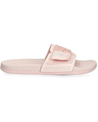 adidas By Stella McCartney - Leopard-Print Touch-Strap Sandals - Lyst